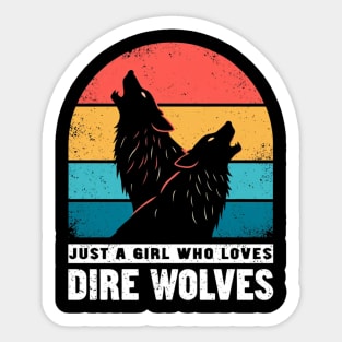 Dire-Wolf Sticker